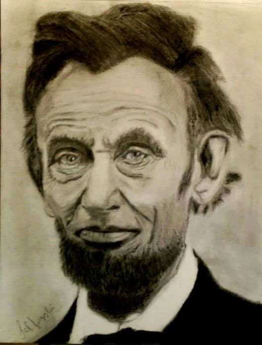 Abraham_Lincoln_custon_hand_drawn_drawing_portrait